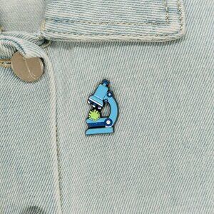 ✨Cartoon Cute Alloy Blue Chemical Enamel Pin - Laboratorist unisex Lapel Broch✨